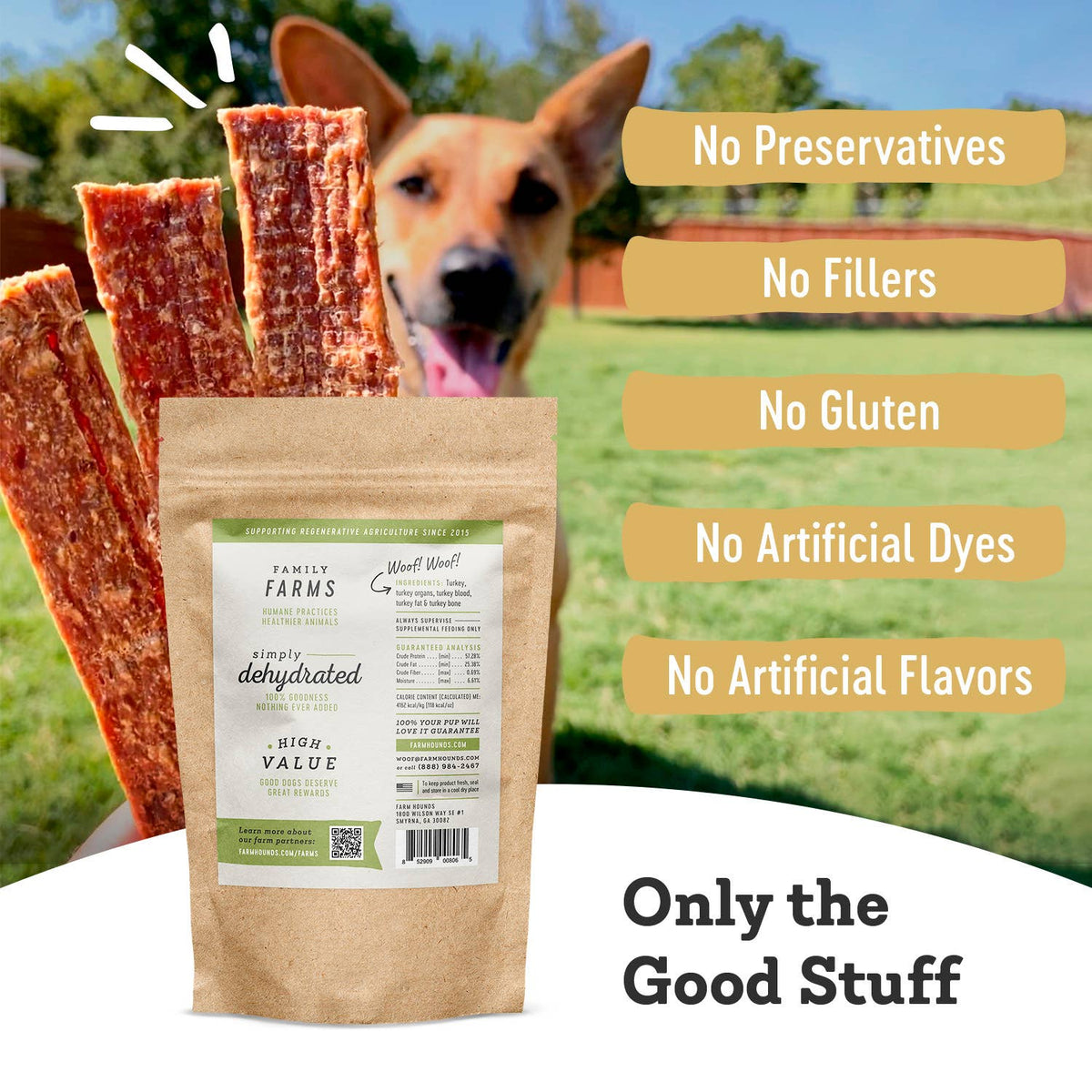 Turkey | Natural Dog Treat Strips – 4.5 oz