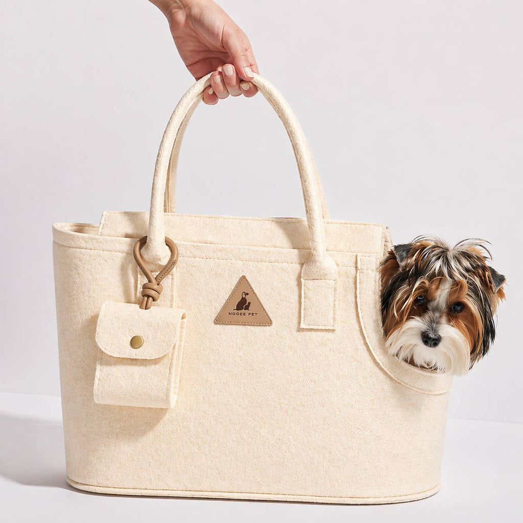 Noëlle | Structured Felt Pet Carrier