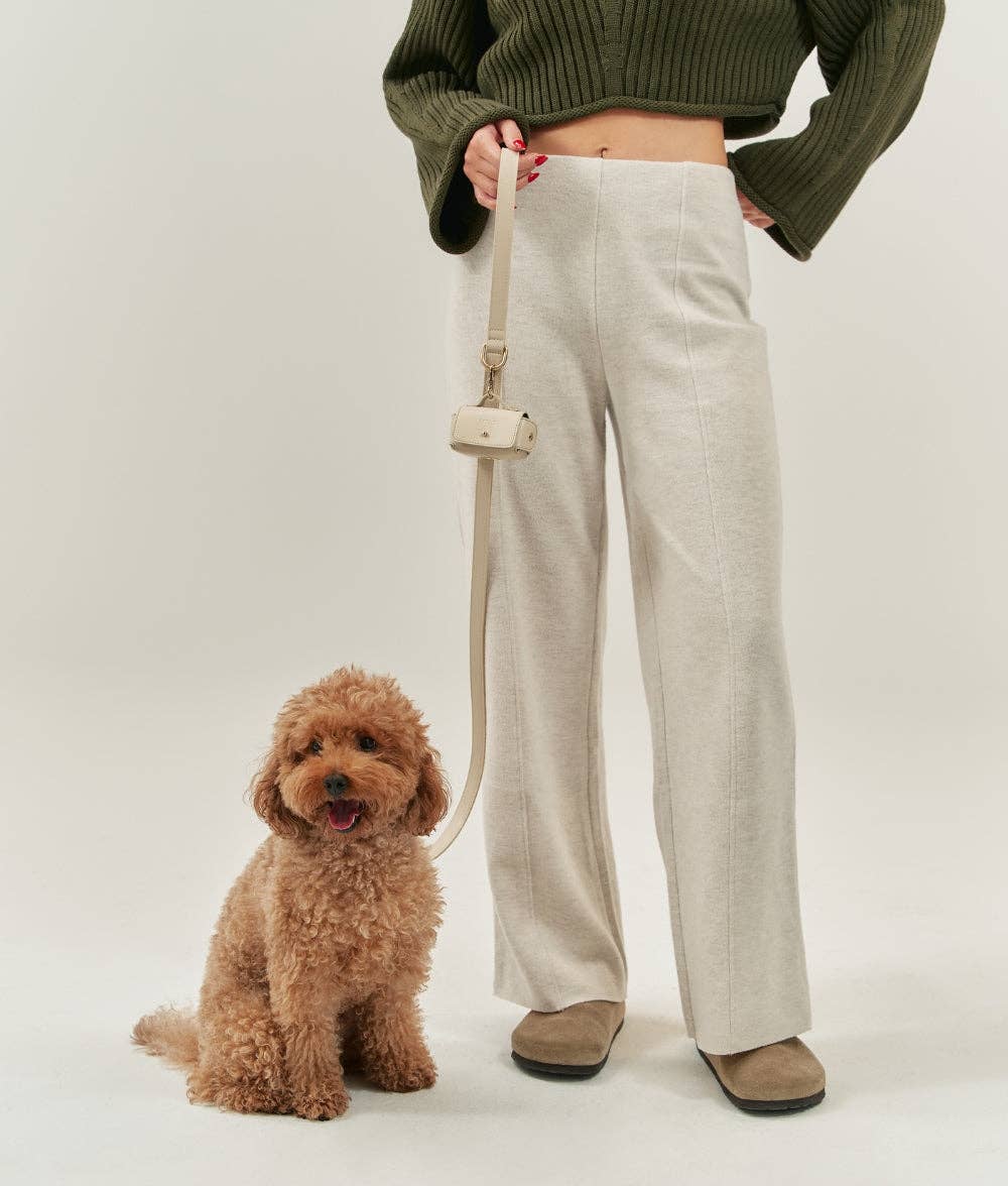 Jala | Vegan Leather Leash - Ivory