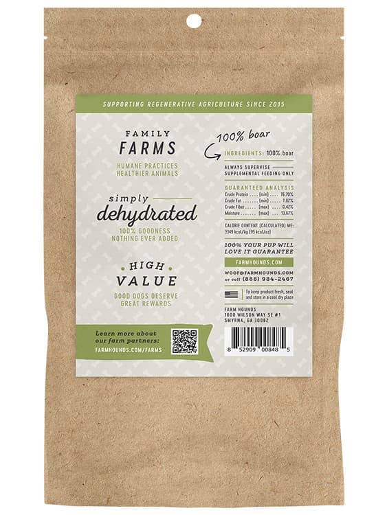 Wild Boar | Natural Training Treats – 4.5 oz