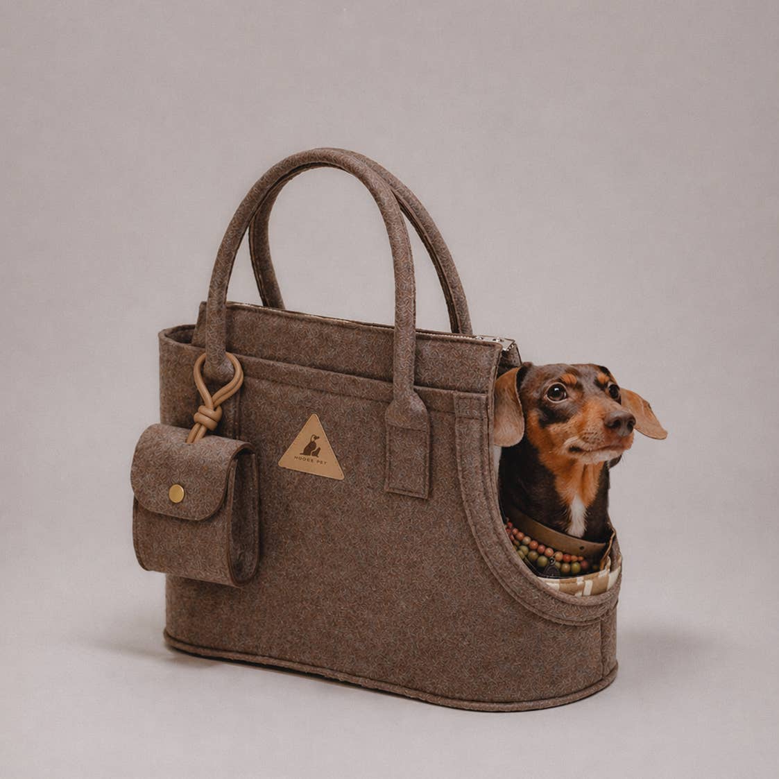 Noëlle | Structured Felt Pet Carrier