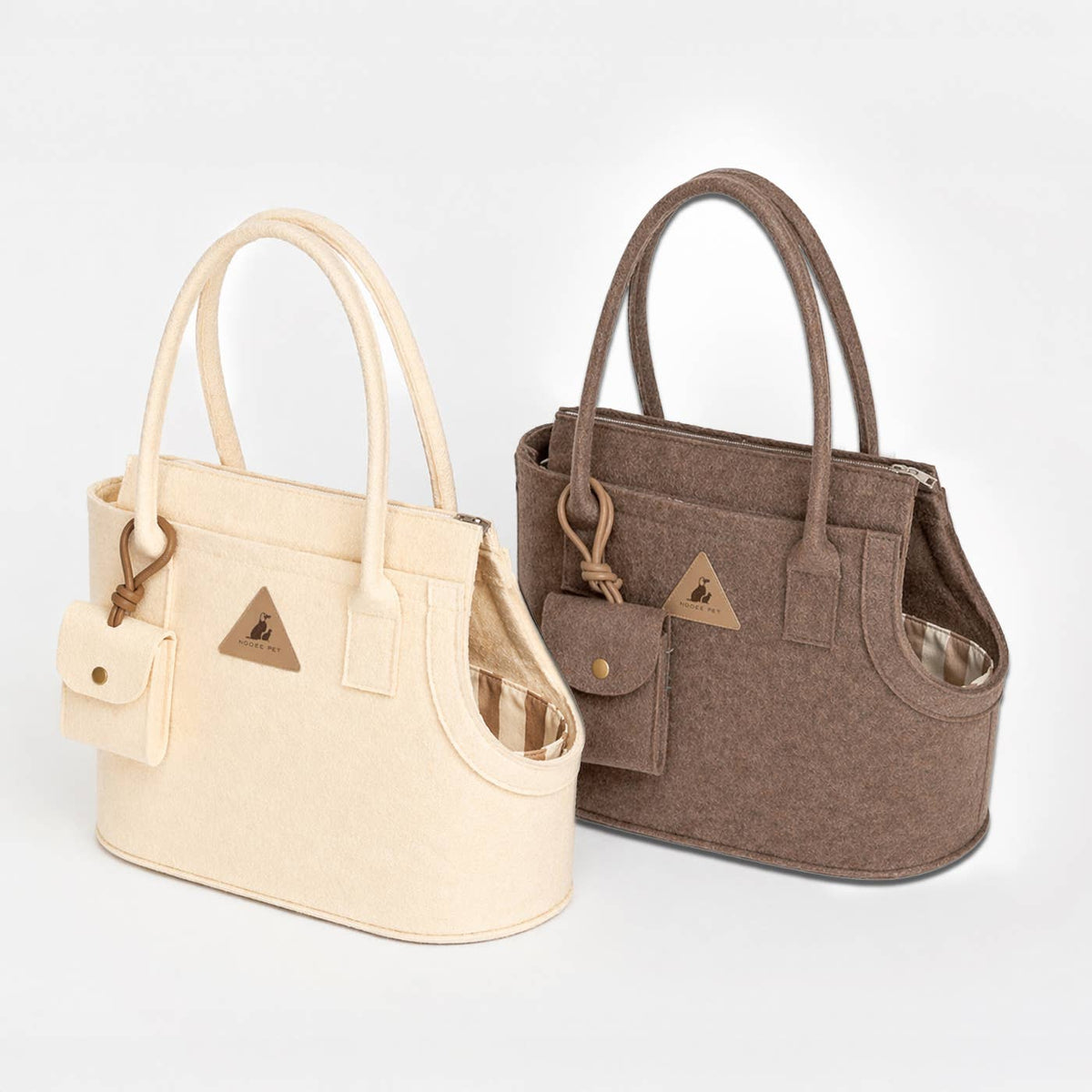 Noëlle | Structured Felt Pet Carrier