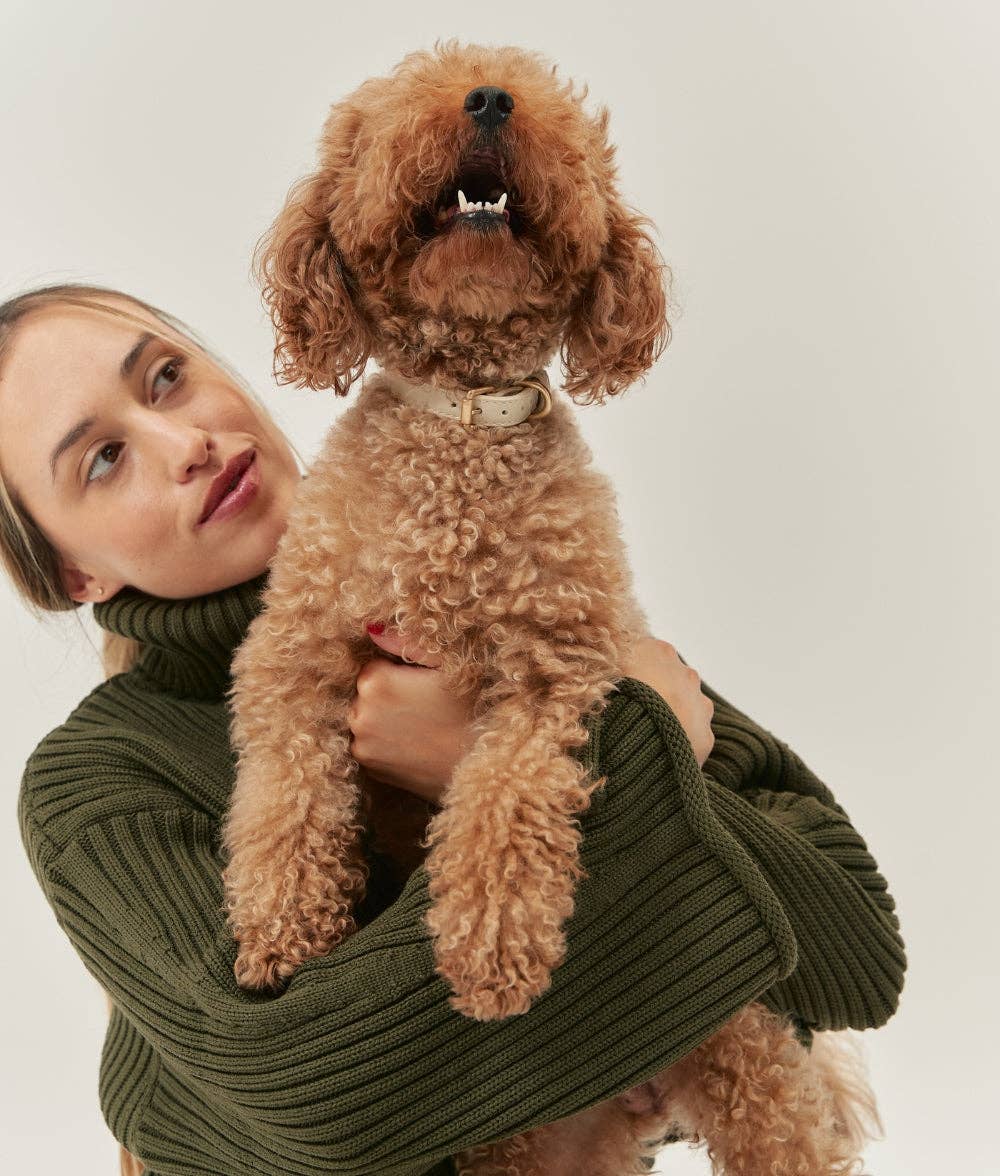 Jala | Vegan Leather Collar - Ivory